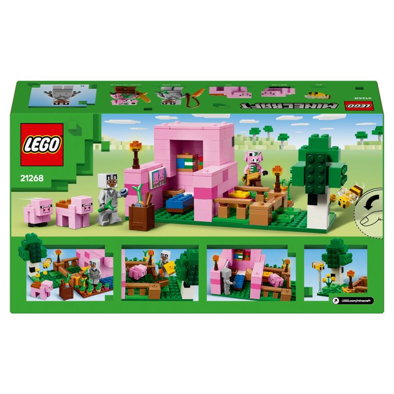 LEGO Minecraft Dom prosiaczka 21268 Minimalny wiek dziecka: 7