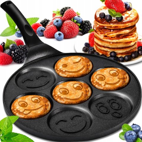 PATELNIA DO NALEŚNIKÓW JAJEK PANCAKES PLACKÓW 26CM NON-STICK FOREMKI BUŹKI
