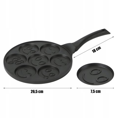 Ale Hity | PATELNIA DO NALEŚNIKÓW JAJEK PANCAKES PLACKÓW 26CM NON-STICK FOREMKI BUŹKI