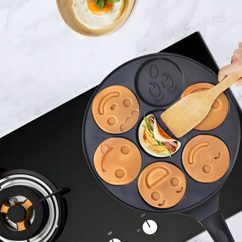 PATELNIA DO NALEŚNIKÓW JAJEK PANCAKES PLACKÓW 26CM NON-STICK FOREMKI BUŹKI, Informacje dodatkowe Możliwość używania na kuchni ceramicznej | Możliwość używania na kuchni elektrycznej | Możliwość używania na kuchni gazowej