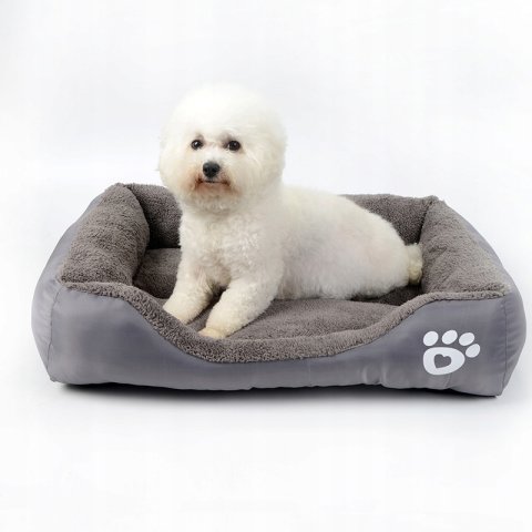 LEGOWISKO DLA PSA KOTA 60x45 XL PODUSZKA SOFA KANAPA KOJEC WODOODPORNY, Szerokość produktu 45 cm