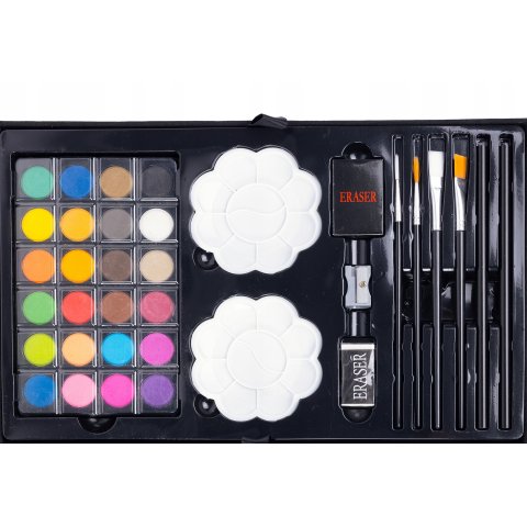 Zestaw Artystyczny Plastyczny Do Malowania Kredki Walizka 144el Dla Dzieci