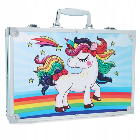 Zestaw Artystyczny Plastyczny Do Malowania Kredki Walizka 144el Dla Dzieci