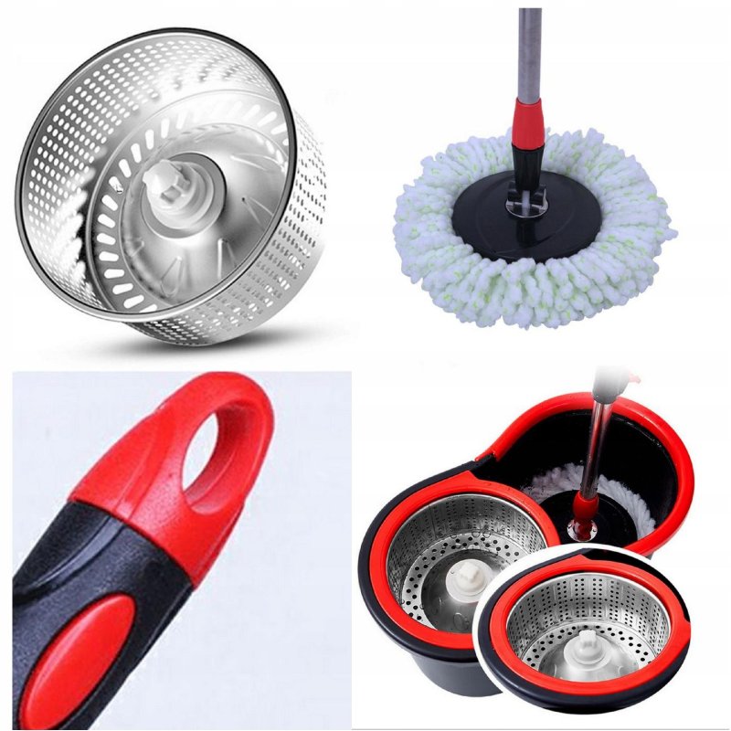 Mop obrotowy ROTACYJNY 360 SPIN TURBO + 3 NAKŁADKI, Rodzaj mop