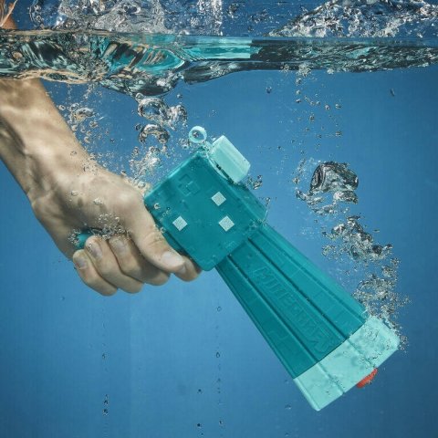 Ale Hity: NERF SUPER SOAKER MINECRAFT BLASTER PISTOLET NA WODĘ GLOW SQUID DYNGUS