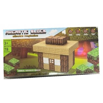 KLOCKI MAGNETYCZNE MINECRAFT KLOCKI MAGNETYCZNE SZEŚCIANY MOCNE 78 KLOCKÓW Rodzaj: zestaw